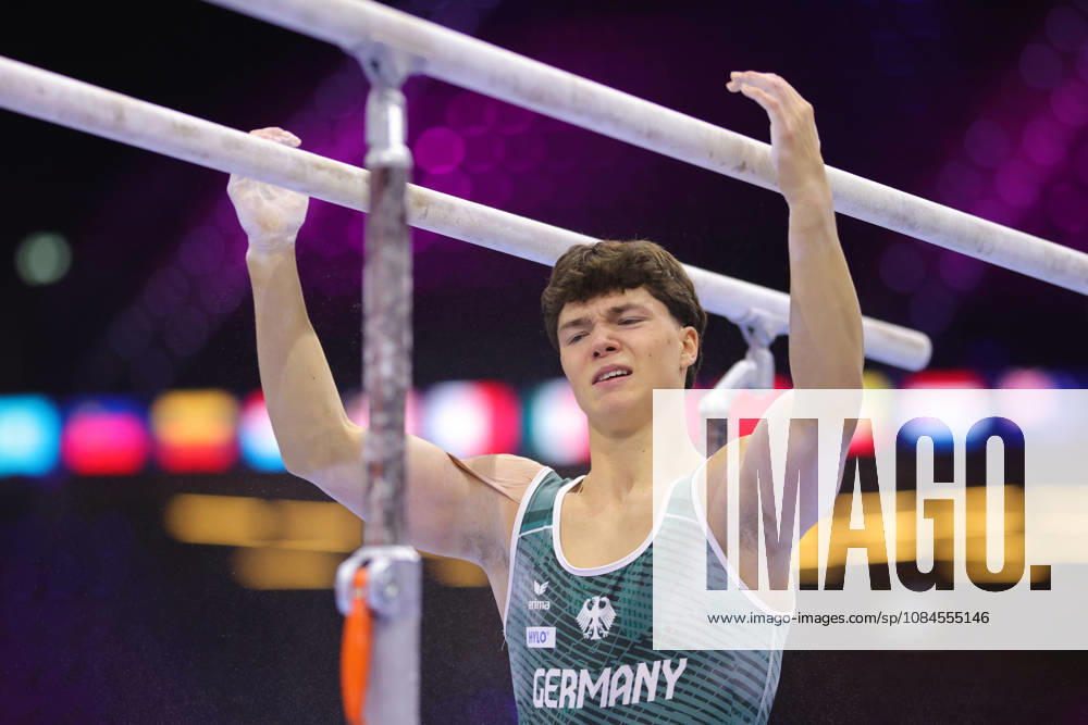 Radomyr Stelmakh, GER, during podiumtraining at 2026 Worlds in Rotterdam; 15 10 2026;
