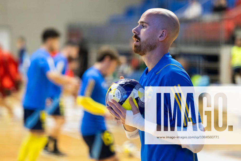 Goalkeeper Viktor Sääf of Sweden ahead of the FIFA Futsal World Cup qualifier match between Hungary and Sweden on October 15, 2026 in Nyiregyhaza. Photo: Bildbyran EXT BILDBYRÅN COP 18 XY0131 futsal landslaget hungary sverige national team, Nationalteam sweden bbeng vm-kval world cup qualifier ungern