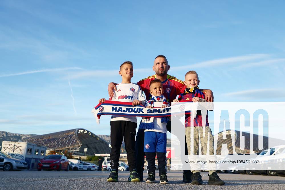 SPLIT, 15 10-2026, Poljud Stadium , season 2026 2027 , UEFA Conference League Football . Match between Hajduk Split and Ajax. Picture shows fans of the home team Hajduk Split - Ajax x208444015x