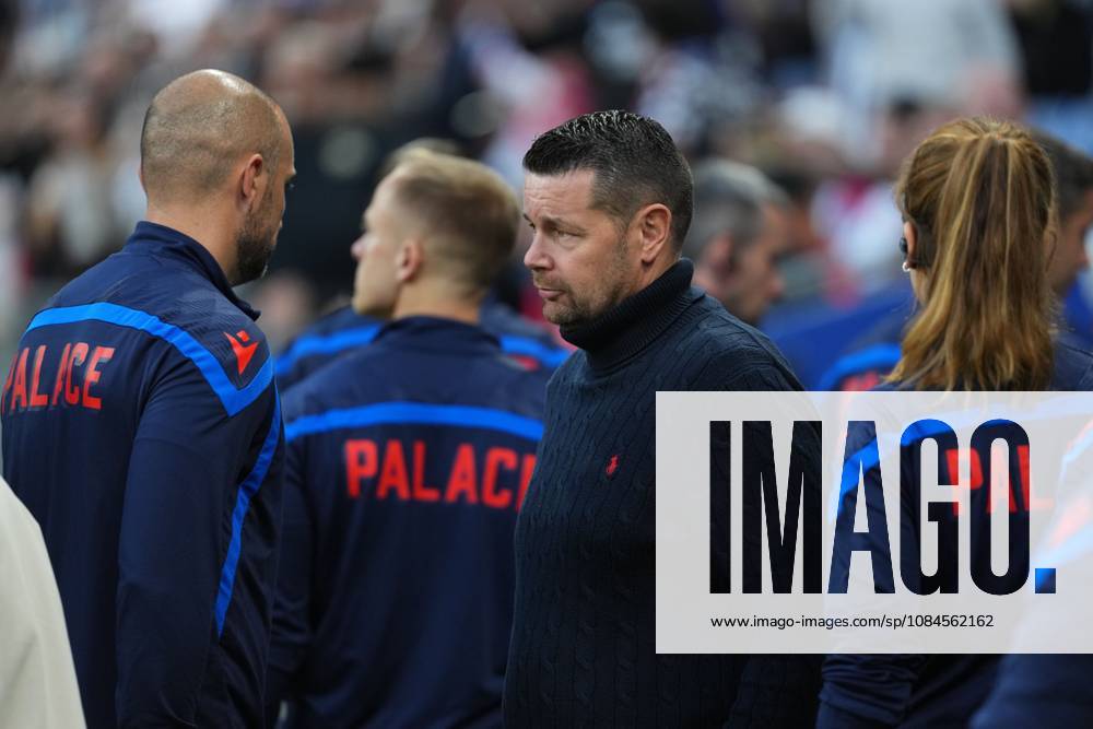 Crystal Palace coach Pierre Sage Lyon v Crystal Palace, UEFA Europa League, Football, Groupama Stadium, Lyon, France - 15 Oct 2026Lyon Groupama Stadium France