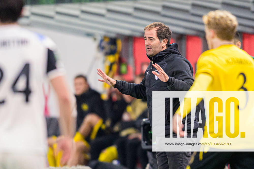 Head coach Felipe Ortiz of Inter Club d Escaldes during the UEFA Conference League football match between Mjällby and Inter Club d Escaldes on October 15, 2026 in Helsingborg. Photo: Christoffer Borg Mattisson BILDBYRÅN COP 261 CB0562 fotboll football soccer fotball uefa conference league conference league mjällby in bbeng fotboll football soccer fotball uefa conference league conference league mjällby in bbeng