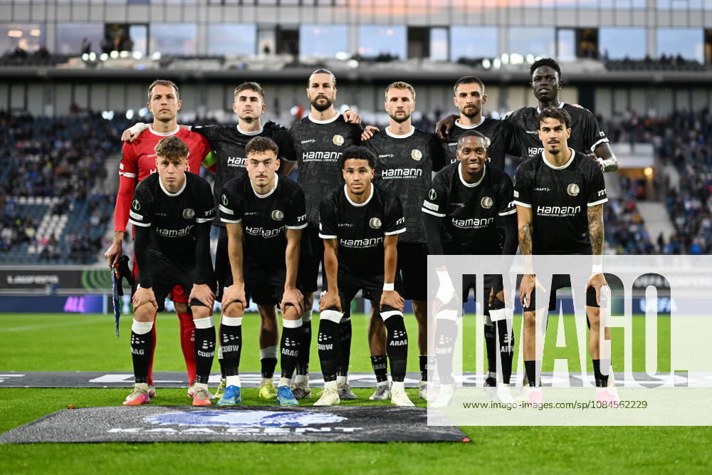 AA Gent vs Aarhus Players of KAA Gent line up for a team picture during Matchday 2 in the 2026-2027 Uefa Conference League season - league phase between AA Gent and AGF Aarhus on October 15 , 2026 in Gent, Belgium. (Photo by Maarten Straetemans Isosport) Gent Belgium