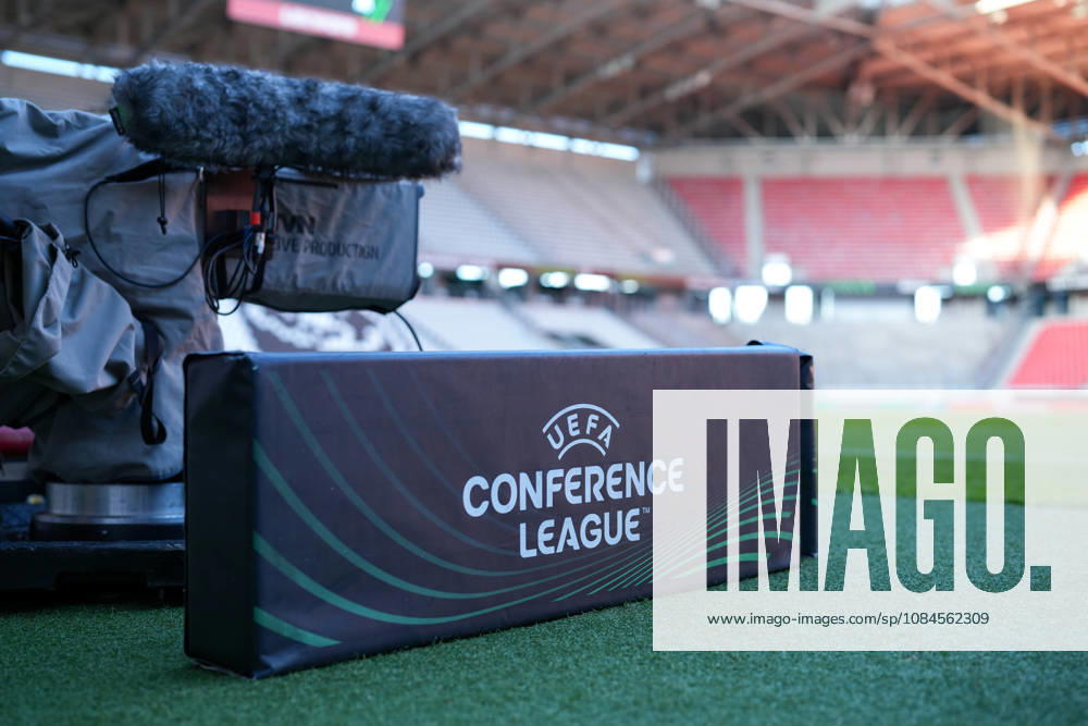 Wappen, Logo, Medien, Übertragung, Kamera, Live Stream , Deutschland, Fussball, UEFA Conference League, 1. Spieltag, Ligaphase , 2026 2027, SC Freiburg vs. FK Jablonec, 15.10.2026, Europa-Park Stadion, Freiburg Freiburg Europa-Park Stadion Baden-Württemberg Deutschland
