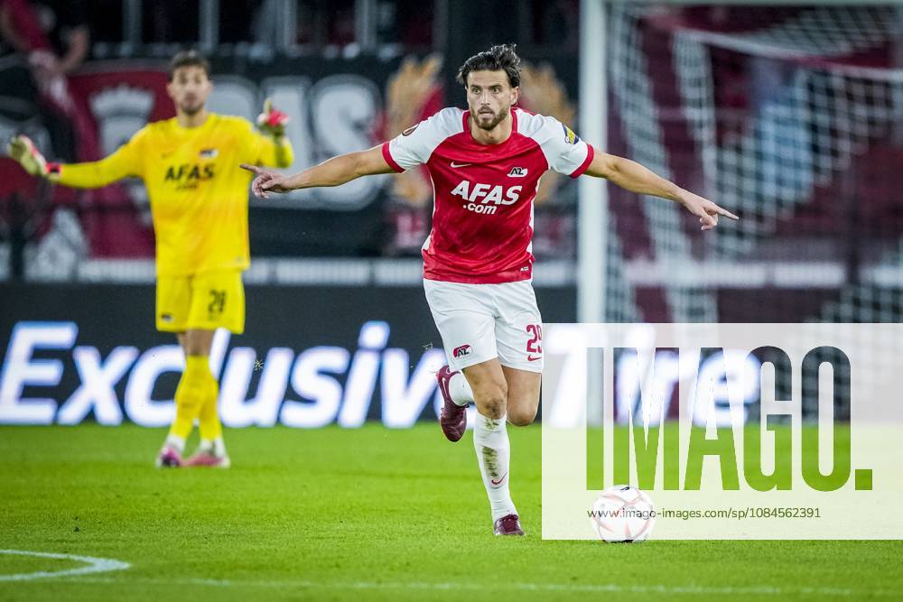 ALKMAAR , 15-10-2026, AFAS Stadion , season 2026 2027 , UEFA Europa League League phase , match between AZ and Hapoel Beer-Sheva , Picture shows AZ player Wesley Hoedt AZ - Hapoel Beer-Sheva x208448241x