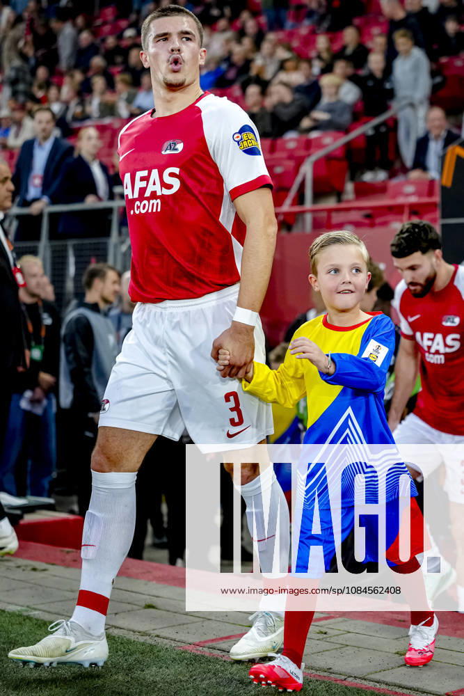 ALKMAAR - AZ Alkmaar defender Wouter Goes during the UEFA Europa League match between AZ and Hapoel Beer-Sheva at AFAS stadion on 15 October 2026 in Alkmaar, Nederland. ED VAN DE POL EYE4IMAGES DeFodi Images -