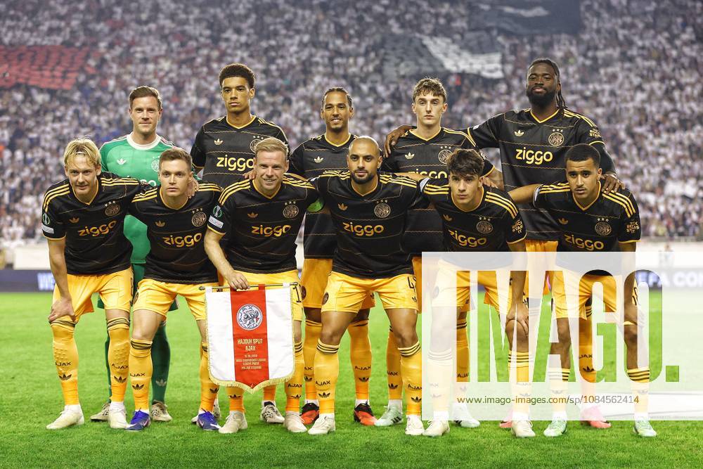 SPLIT, 15 10-2026, Poljud Stadium , season 2026 2027 , UEFA Conference League Football . Match between Hajduk Split and Ajax. Picture shows team photo Hajduk Split - Ajax x208448247x