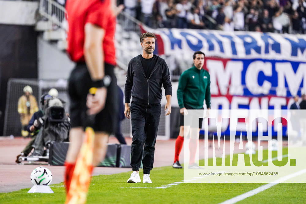 Fussball: Kroatien: UEFA Conference League 2026 2027 - 1. Runde, 15.10.2026 - HNK Hajduk Split vs. AFC Ajax Amsterdam - Stadion Poljud (Split, Kroatien); Trainer Gonzalo Garcia (Hajduk Split)