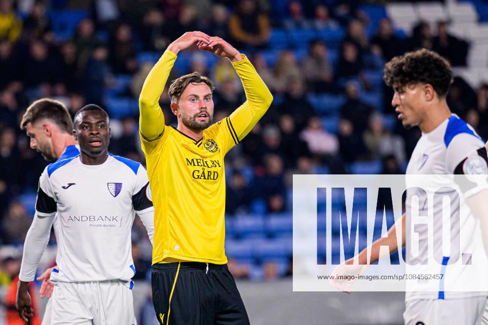 Axel Norén of Mjällby during the UEFA Conference League football match between Mjällby and Inter Club d Escaldes on October 15, 2026 in Helsingborg. Photo: Christoffer Borg Mattisson BILDBYRÅN COP 261 CB0562 fotboll football soccer fotball uefa conference league conference league mjällby in bbeng fotboll football soccer fotball uefa conference league conference league mjällby in bbeng