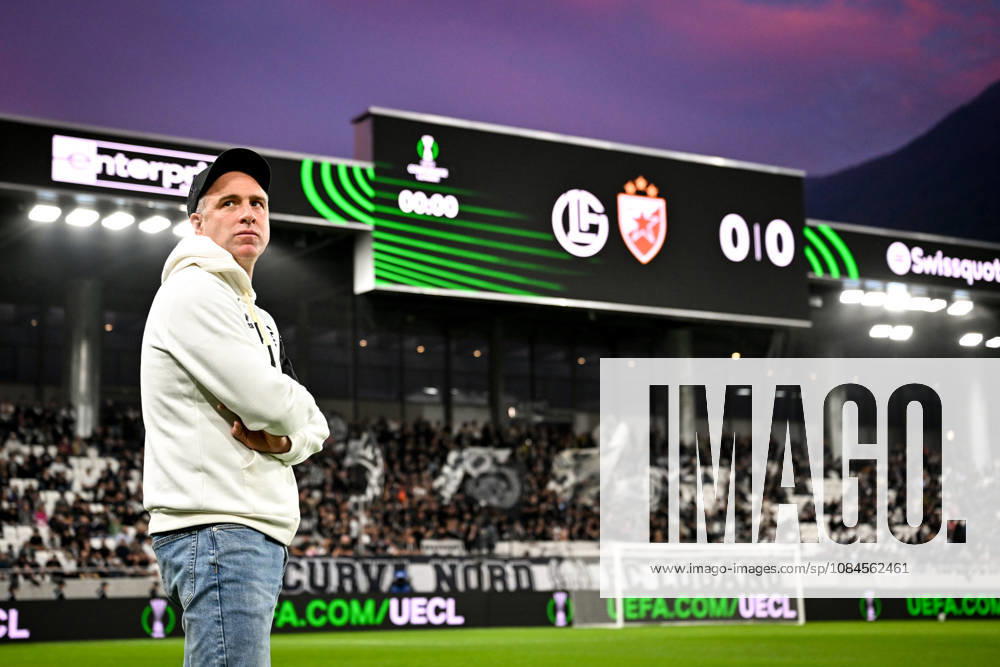 head coach Mattia Croci-Torti of FC Lugano focus before the game during the UEFA Conference League 2026 27 League Phase MD1 match between FC Lugano and FK Crvena Zvezda at Lugano Arena on October 15, 2026 in Lugano, Switzerland. Lugano Lugano Arena Ticino Switzerland