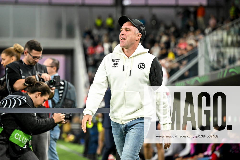 head coach Mattia Croci-Torti of FC Lugano during the UEFA Conference League 2026 27 League Phase MD1 match between FC Lugano and FK Crvena Zvezda at Lugano Arena on October 15, 2026 in Lugano, Switzerland. Lugano Lugano Arena Ticino Switzerland