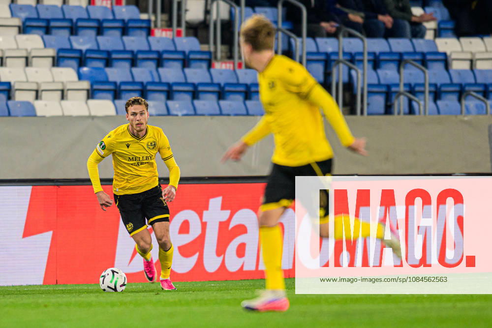 Villiam Granath of Mjällby during the UEFA Conference League football match between Mjällby and Inter Club d Escaldes on October 15, 2026 in Helsingborg. Photo: Christoffer Borg Mattisson BILDBYRÅN COP 261 CB0562 fotboll football soccer fotball uefa conference league conference league mjällby in bbeng fotboll football soccer fotball uefa conference league conference league mjällby in bbeng
