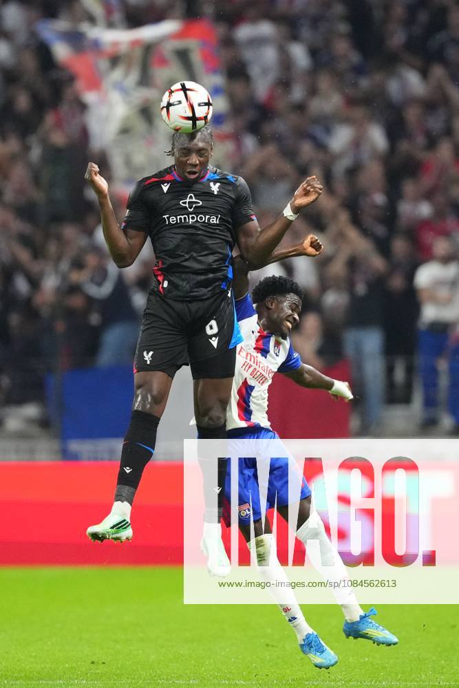 Jaydee Canvot of Crystal Palace heads clear Lyon v Crystal Palace, UEFA Europa League, Football, Groupama Stadium, Lyon, France - 15 Oct 2026Lyon Groupama Stadium France