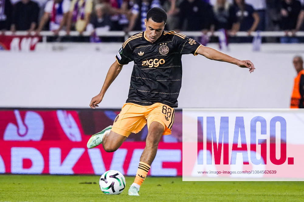 Fussball: Kroatien: UEFA Conference League 2026 2027 - 1. Runde, 15.10.2026 - HNK Hajduk Split vs. AFC Ajax Amsterdam - Stadion Poljud (Split, Kroatien); Abdellah Ouazane (AFC Ajax)