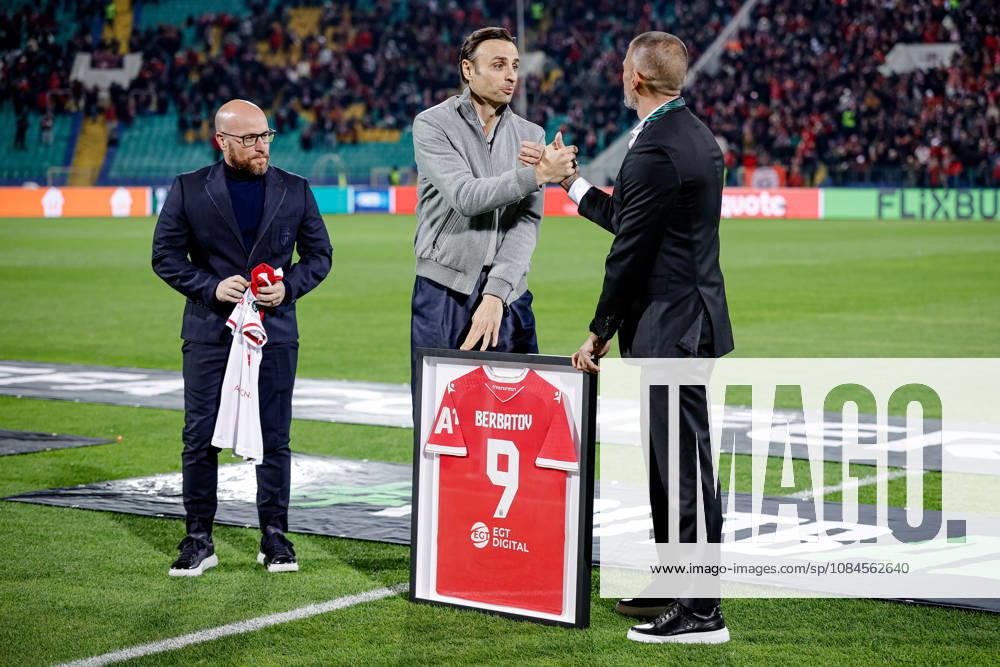 Football - UEFA Conference League - Round 1 - PFC CSKA Sofia - AS Monaco - 15.10.2026 Dimitar Berbatov during UEFA Conference League - Round 1 match between PFC CSKA Sofia and AS Monaco at Vasil Levski Stadium in Sofia, Bulgaria, on October 15th, 2026 in Sofia, Bulgaria. Bulgaria