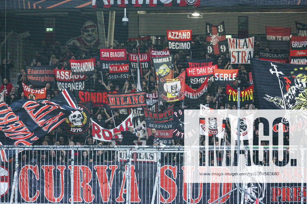 SOCCER - UEFA EL, RBS vs Milan SALZBURG,AUSTRIA,15.OCT.26 - SOCCER - UEFA Europa League, Red Bull Salzburg vs AC Milan. Image shows supporters of Milan. GEPAxpictures Geieregger