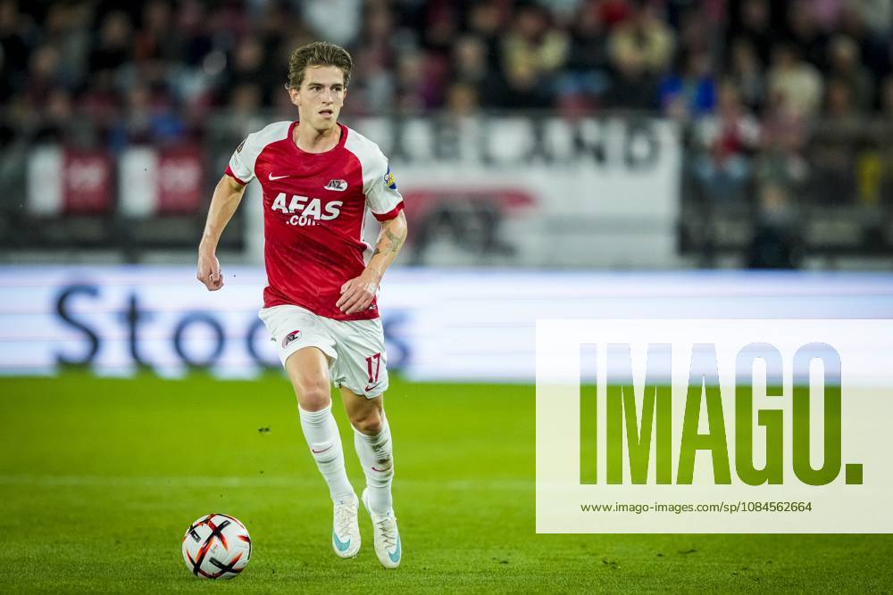 ALKMAAR , 15-10-2026, AFAS Stadion , season 2026 2027 , UEFA Europa League League phase , match between AZ and Hapoel Beer-Sheva , Picture shows AZ player Valdemar Andreasen AZ - Hapoel Beer-Sheva x208448580x