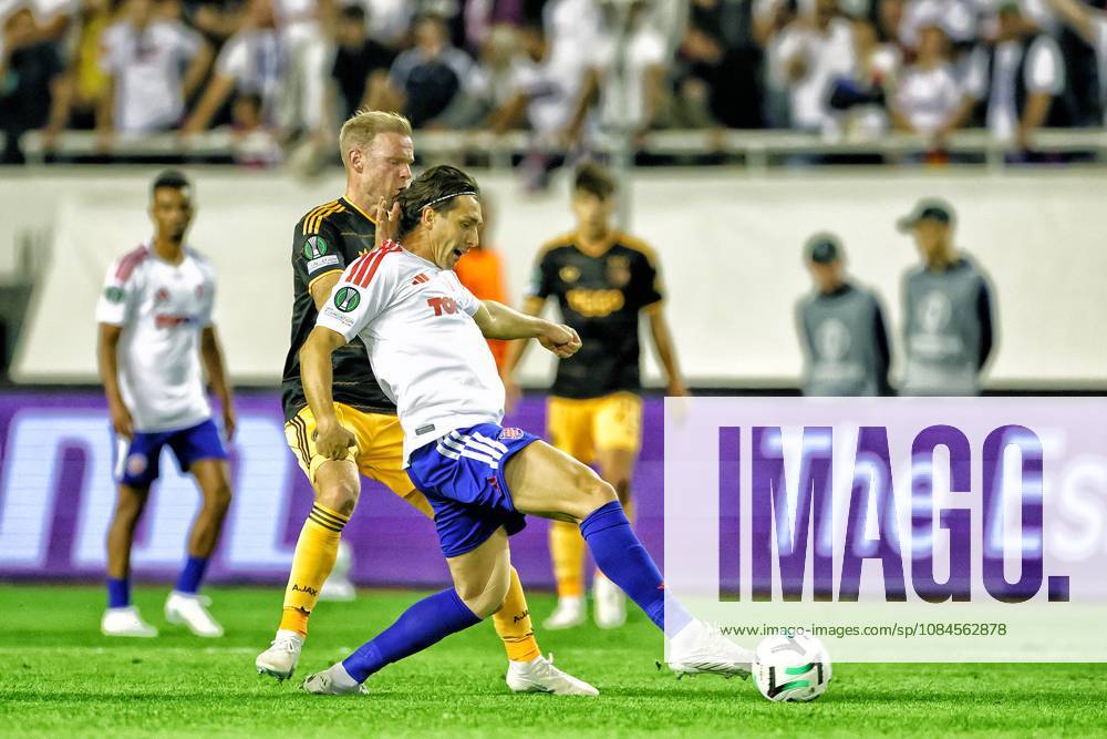 SPLIT, 15 10-2026, Poljud Stadium , season 2026 2027 , UEFA Conference League Football . Match between Hajduk Split and Ajax. Picture shows Ajax Davy Klaassen Hajduk Split - Ajax x208448750x