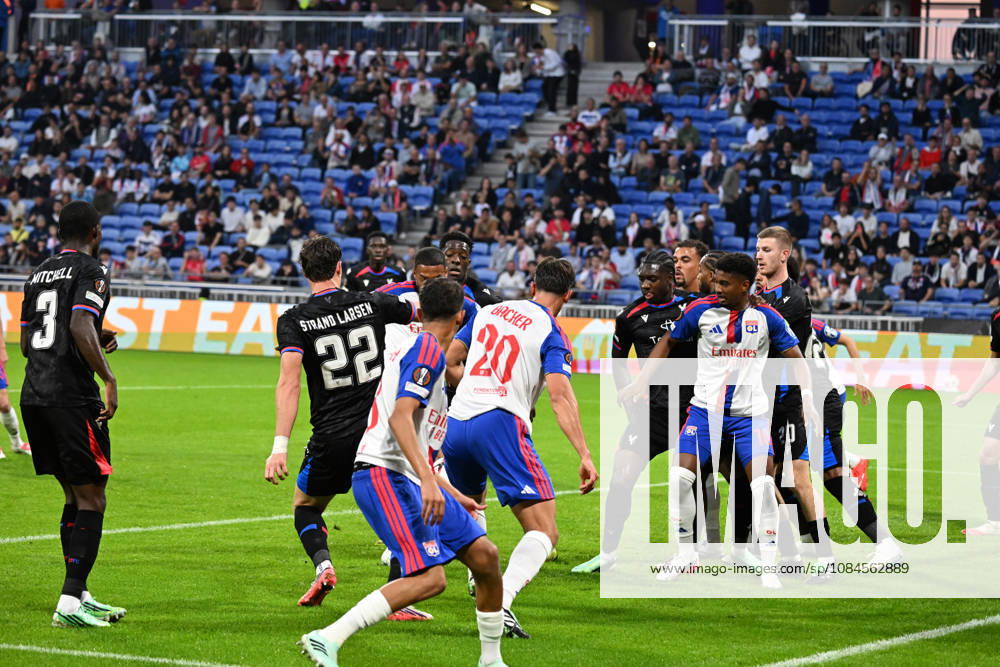 Football : Olympique Lyonnais v Crystal Palace - UEFA Europa League 15 10 2026 Corentin TOLISSO of Lyon scoring goal during the second leg of the UEFA Europa League 2025 26 quarter-final between Olympique Lyonnais and Crystal Palace , England, at the Groupama Stadium in Décines-Charpieu, Lyon, on October 15, 2026 LYONFrance