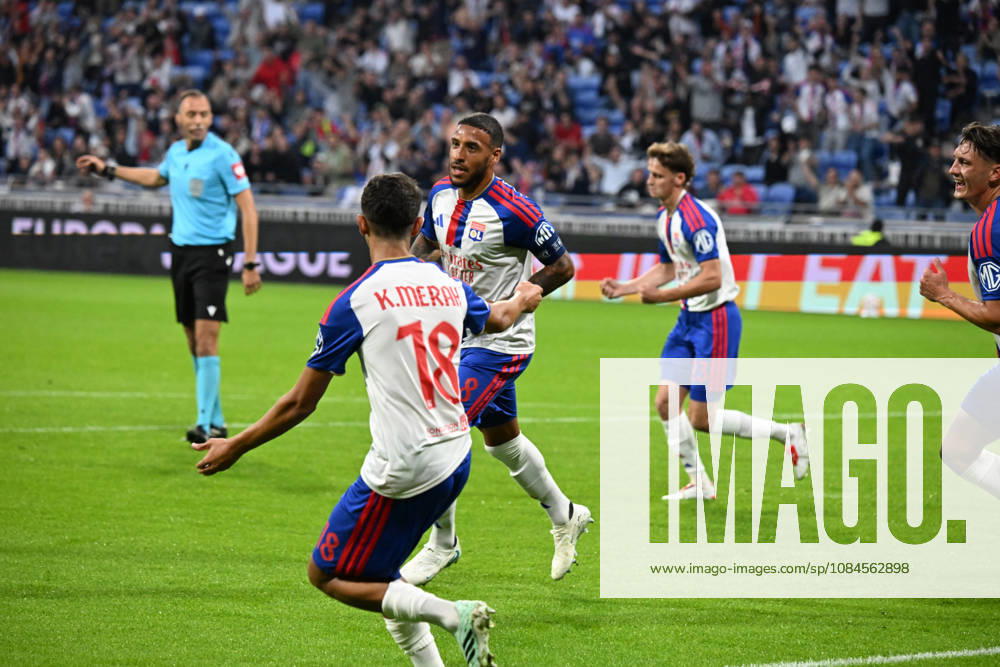 Football : Olympique Lyonnais v Crystal Palace - UEFA Europa League 15 10 2026 Corentin TOLISSO of Lyon scoring goal during the second leg of the UEFA Europa League 2025 26 quarter-final between Olympique Lyonnais and Crystal Palace , England, at the Groupama Stadium in Décines-Charpieu, Lyon, on October 15, 2026 LYONFrance