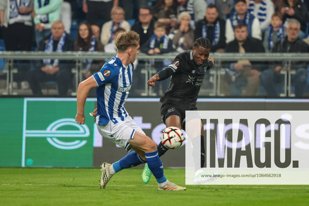2026.10.15 Poznan Pilka nozna UEFA Liga Europy faza ligowa sezon 2026 2027 Lech Poznan - Bayer 04 Leverkusen N z Nathan Tella Foto Pawel Jaskolka PressFocus 2026.10.15 Poznan Football Europa League League Phase 2026 2027 Lech Poznan - Bayer 04 Leverkusen Credit: Pawel Jaskolka PressFocus NEWSPIX.PL --- newspix.pl