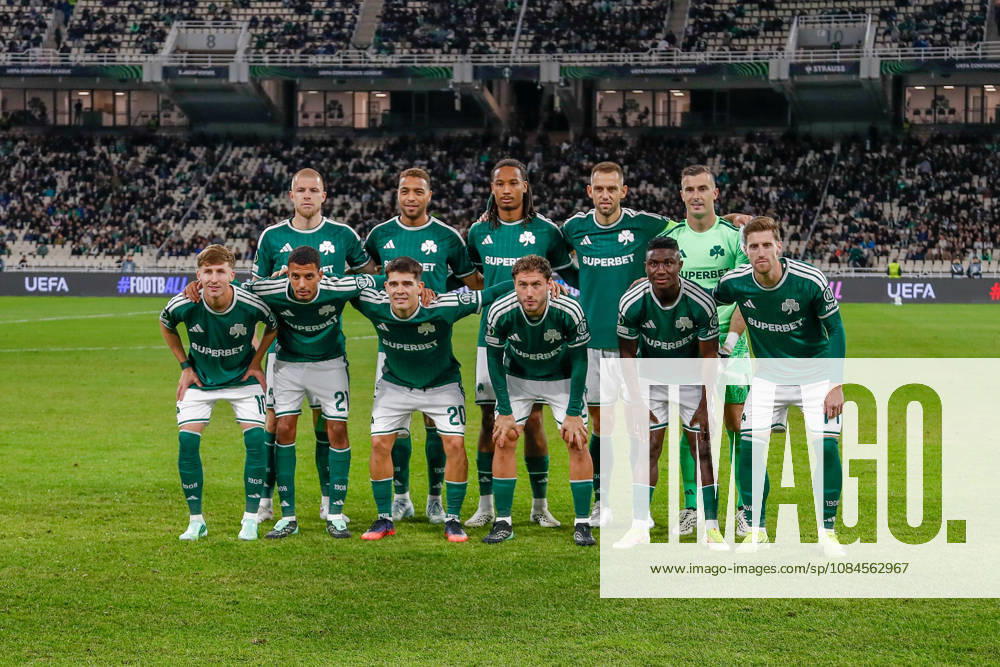 Panathinaikos F.C. v FK Borac Banja Luka UEFA Europa Conference League Panathinaikos F.C. team photo during the UEFA Europa Conference League match at Olympic Stadium, Athens 15 10 2026 UK Newspapers OUT