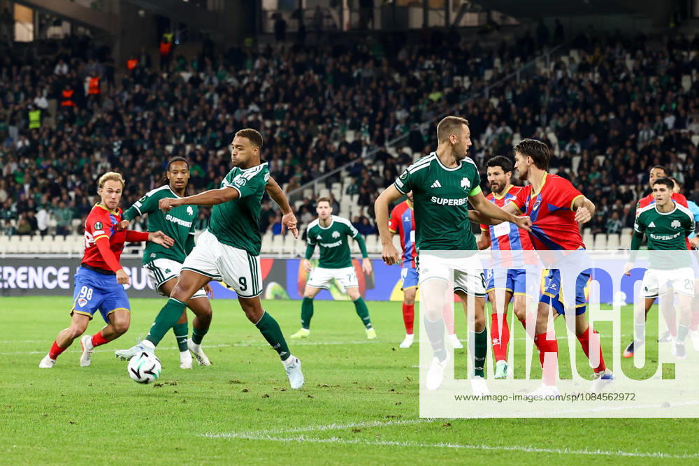 Panathinaikos F.C. v FK Borac Banja Luka UEFA Europa Conference League Cyril Dessers of Panathinaikos F.C. in action during the UEFA Europa Conference League match at Olympic Stadium, Athens 15 10 2026 UK Newspapers OUT