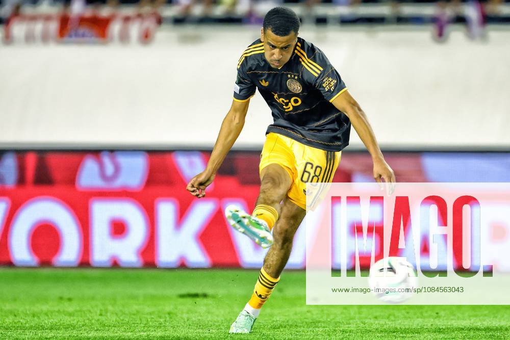 SPLIT, 15 10-2026, Poljud Stadium , season 2026 2027 , UEFA Conference League Football . Match between Hajduk Split and Ajax. Picture shows Ajax Abdellah Ouazane Hajduk Split - Ajax x208448833x