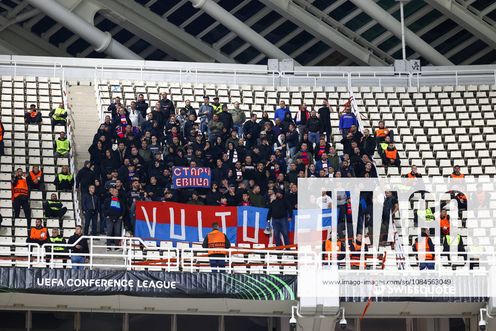 Panathinaikos F.C. v FK Borac Banja Luka UEFA Europa Conference League FK Borac Banja Luka supporters during the UEFA Europa Conference League match at Olympic Stadium, Athens 15 10 2026 UK Newspapers OUT