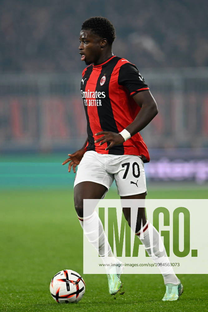 Alphadjo Cisse of AC Milan during the UEFA Europa League 2026 27 League Phase MD2 match between FC Salzburg and AC Milan at Stadion Salzburg on October 15, 2026 in Salzburg, Austria.