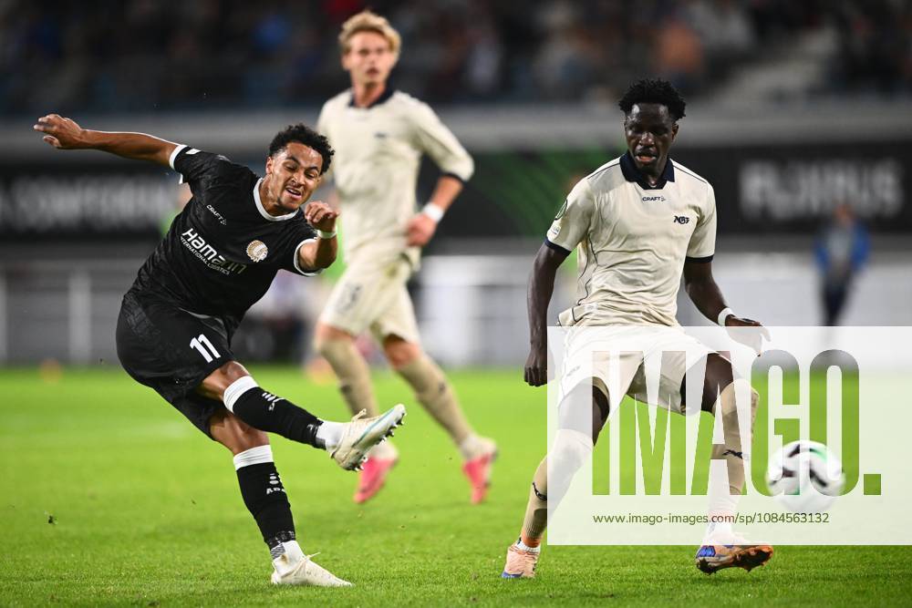KAA Gent v AGF Aarhus - UEFA Conference League GENT, BELGIUM - OCTOBER 15 : Sonko Momodou forward of KAA Gentq during the UEFA Conference League 2026 27 League Phase matchday 1 match between KAA Gent and AGF Aarhus on October 15, 2026 in Gent, Belgium, 15 10 2026 Gent Belgium
