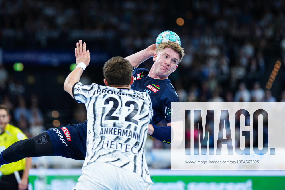 Rasmus Ankermann (THW Kiel, 22), Haukur Thrastarson (Rhein-Neckar Löwen, 25) GER, THW Kiel vs. Rhein-Neckar Löwen, Handball, 1. Bundesliga, Spieltag 9, Saison 2026 2027, 15.10.2026 GER, THW Kiel vs. Rhein-Neckar Löwen, Handball, 1. Bundesliga, Spieltag 9, Saison 2026 2027, 15.10.2026 Kiel