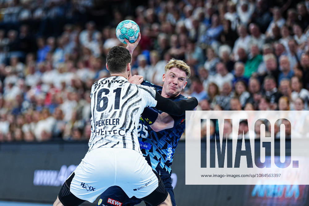 Hendrik Pekeler (THW Kiel, 61), Haukur Thrastarson (Rhein-Neckar Löwen, 25) GER, THW Kiel vs. Rhein-Neckar Löwen, Handball, 1. Bundesliga, Spieltag 9, Saison 2026 2027, 15.10.2026 GER, THW Kiel vs. Rhein-Neckar Löwen, Handball, 1. Bundesliga, Spieltag 9, Saison 2026 2027, 15.10.2026 Kiel