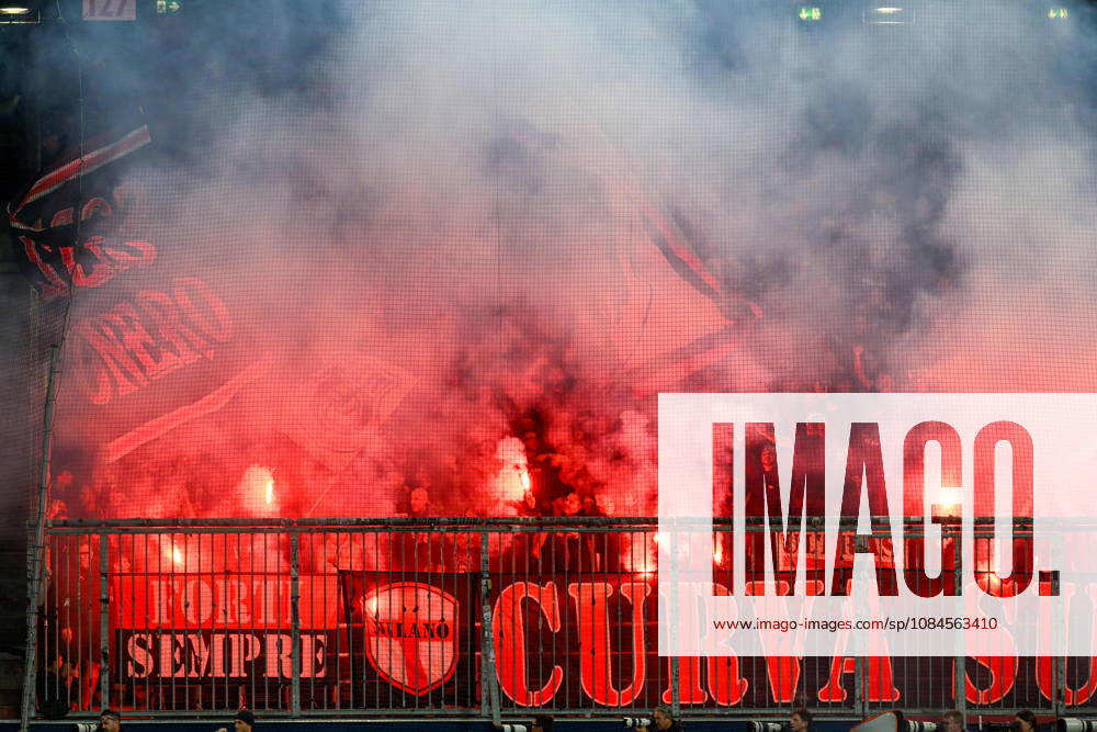 Fans of AC MIlan during the UEFA Europa League 2026 27 League Phase MD2 match between FC Salzburg and AC Milan at Stadion Salzburg on October 15, 2026 in Salzburg, Austria.