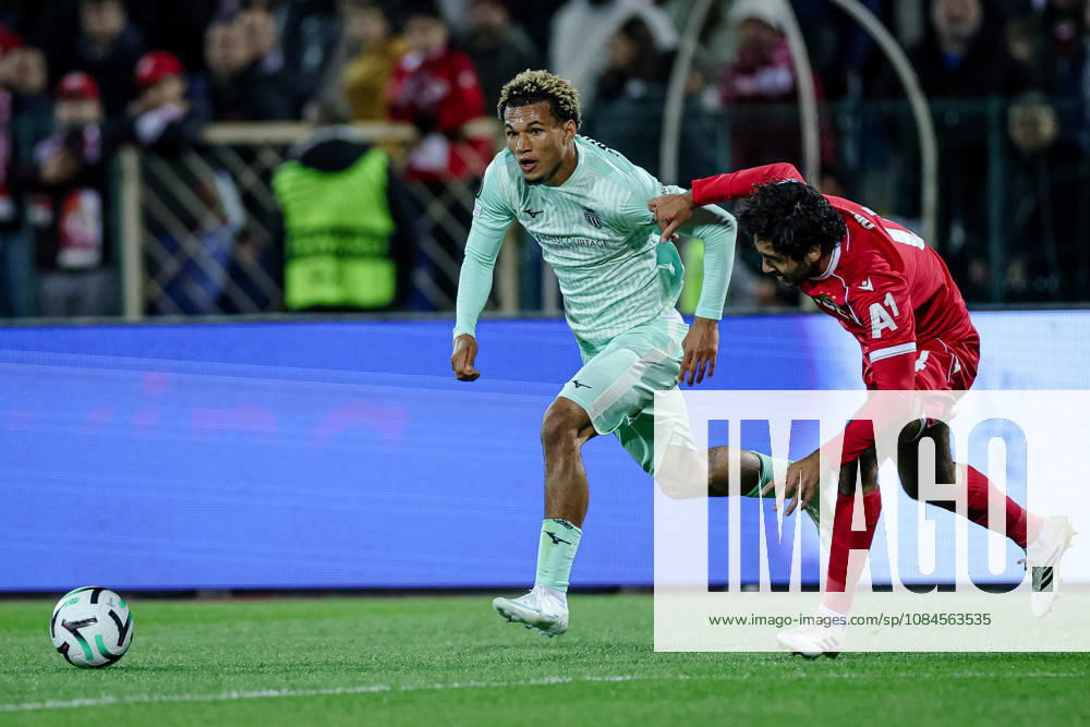 Football - UEFA Conference League - Round 1 - PFC CSKA Sofia - AS Monaco - 15.10.2026 Paris Brunner, 29 of AS Monaco FC during UEFA Conference League - Round 1 match between PFC CSKA Sofia and AS Monaco at Vasil Levski Stadium in Sofia, Bulgaria, on October 15th, 2026 in Sofia, Bulgaria. Bulgaria