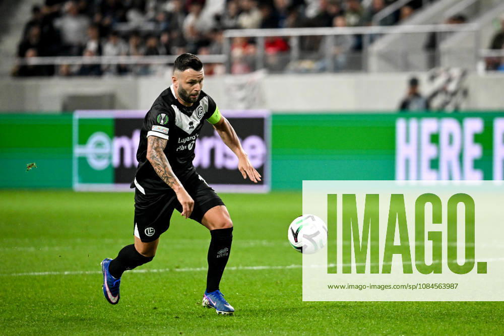 Renato Steffen of FC Lugano in action during the UEFA Conference League 2026 27 League Phase MD1 match between FC Lugano and FK Crvena Zvezda at Lugano Arena on October 15, 2026 in Lugano, Switzerland. Lugano Lugano Arena Ticino Switzerland