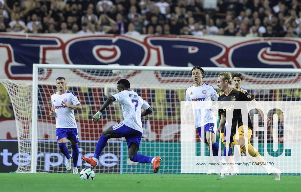 UEFA Conference League HNK Hajduk Split v AFC Ajax Abdoulie Sanyang of Hajduk Split in action during the UEFA Conference League 2026 27 League Phase MD1 match between HNK Hajduk Split and AFC Ajax at Stadion Poljud on October 15, 2026 in Split, Croatia. IvanaxIvanovic PIXSELL
