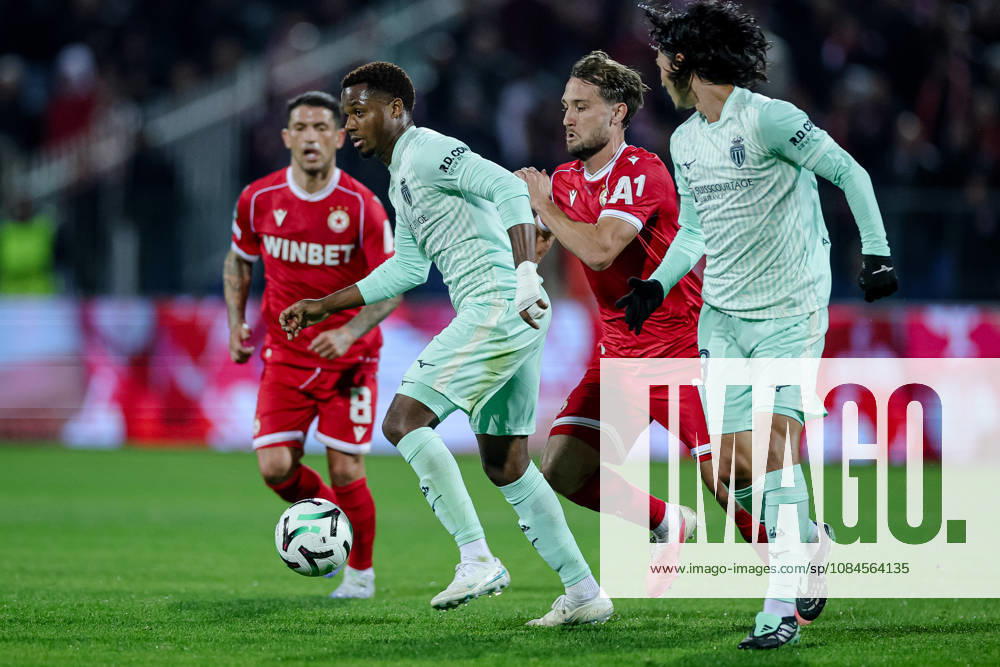 Football - UEFA Conference League - Round 1 - PFC CSKA Sofia - AS Monaco - 15.10.2026 Stanis Idumbo, 17 of AS Monaco FC during UEFA Conference League - Round 1 match between PFC CSKA Sofia and AS Monaco at Vasil Levski Stadium in Sofia, Bulgaria, on October 15th, 2026 in Sofia, Bulgaria. Bulgaria