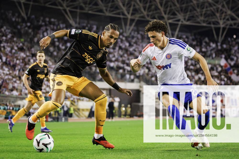 SPLIT - (lr) Thilo Kehrer of Ajax and Marin Soticek of Hajduk Split during the Conference League match between Hajduk Split and Ajax at Stadion Poljud on 15 October 2026 in Split, Croatia. SONNY LENSEN ANP ANPxSportx IVx 572542502 originalFilename: 572542502
