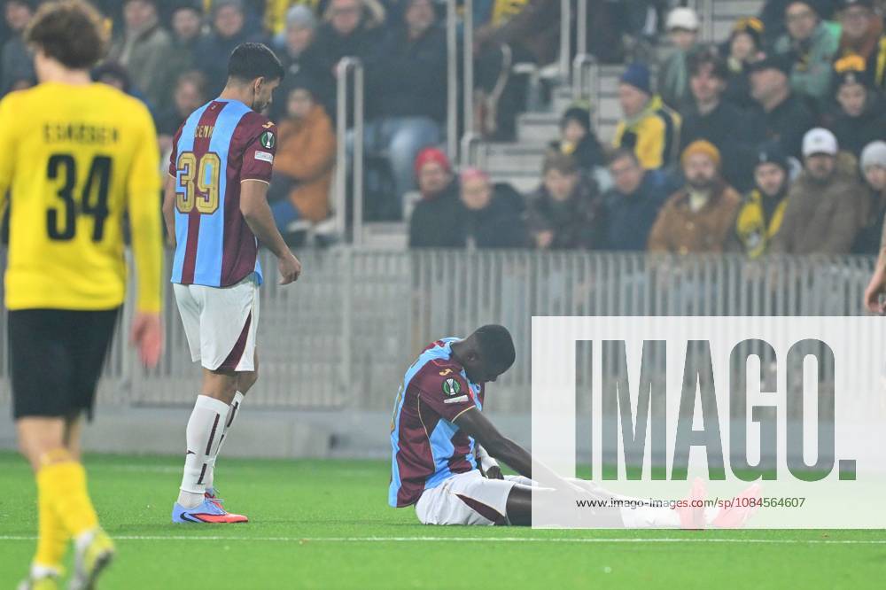 KuPS Kuopio v Trabzonspor - UEFA Conference League TAMPERE, FINLAND - OCTOBER 15: Paul Onucahu of Trabzonspor on ground during the UEFA Conference League Week 1 match between KuPS Kuopio and Trabzonspor at Tammelan Stadium in Tampere, Finland on October 15, 2026. Hasan Tascan Anadolu Tampere Finland. Editorial use only. Please get in touch for any other usage.
