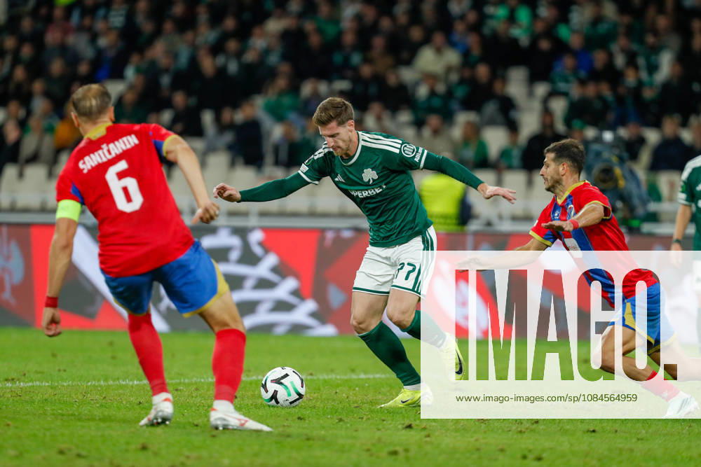 Panathinaikos F.C. v FK Borac Banja Luka UEFA Europa Conference League Georgios Kyriakopoulos of Panathinaikos F.C. during the UEFA Europa Conference League match at Olympic Stadium, Athens 15 10 2026 UK Newspapers OUT