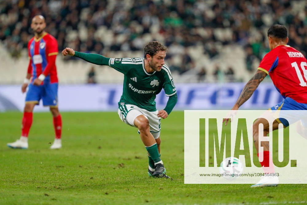 Panathinaikos F.C. v FK Borac Banja Luka UEFA Europa Conference League Davide Calabria of Panathinaikos F.C. during the UEFA Europa Conference League match at Olympic Stadium, Athens 15 10 2026 UK Newspapers OUT