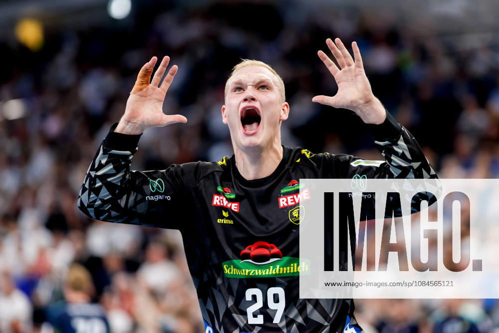 - Handball, 1. Bundesliga 2026 27, THW Kiel - Rhein-Neckar Löwen: David Späth (Rhein-Neckar Löwen, 29)