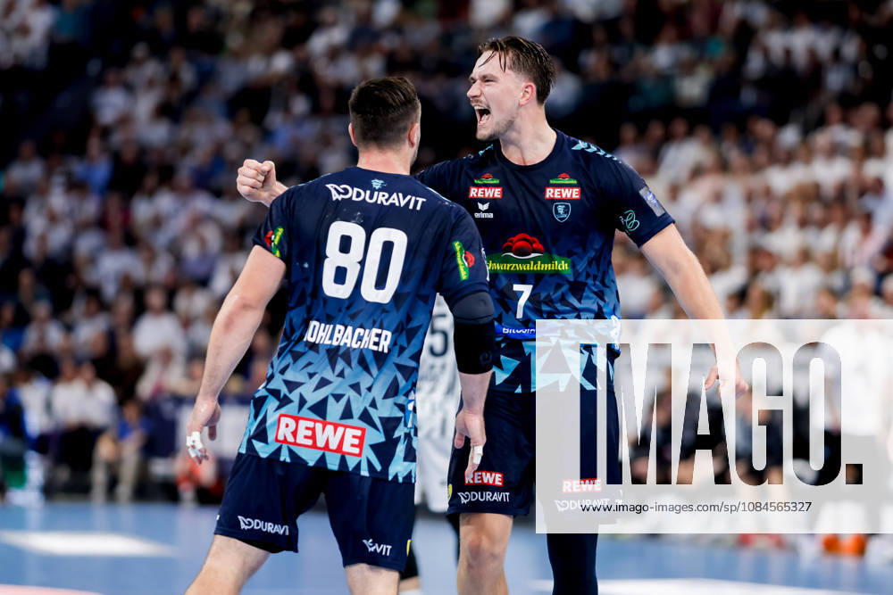 - Handball, 1. Bundesliga 2026 27, THW Kiel - Rhein-Neckar Löwen: Jannik Kohlbacher (Rhein-Neckar Löwen, 80), Robert Timmermeister (Rhein-Neckar Löwen, 7)