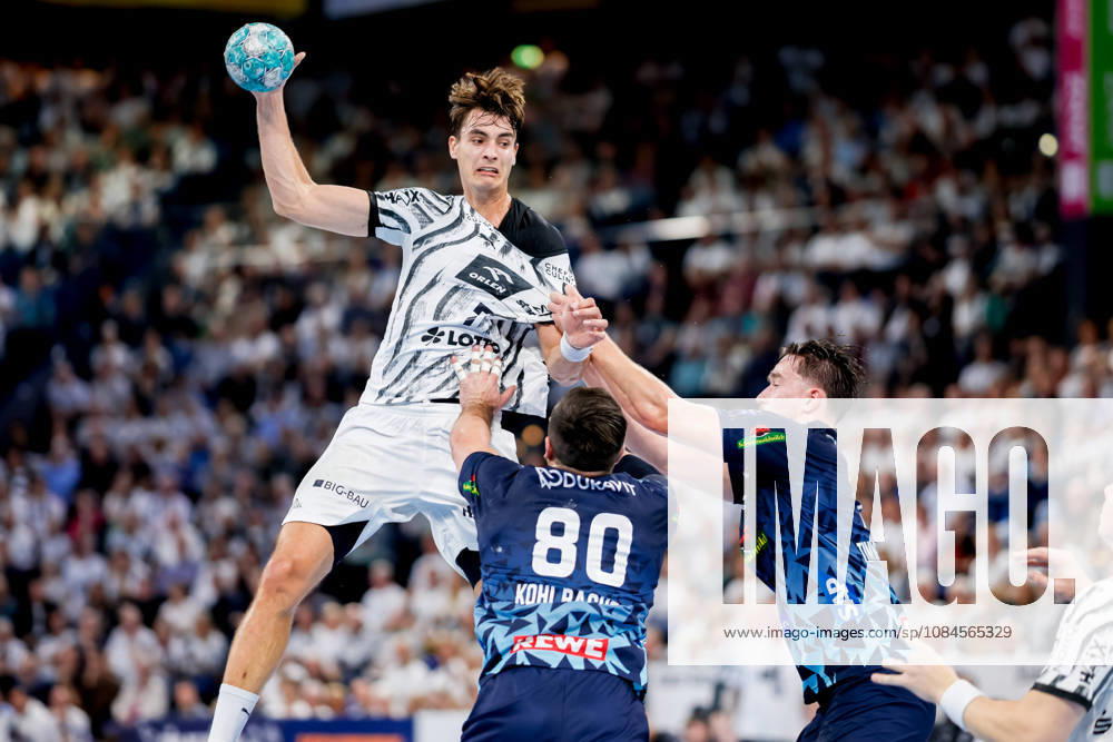 - Handball, 1. Bundesliga 2026 27, THW Kiel - Rhein-Neckar Löwen: Julian Köster (THW Kiel, 7), Jannik Kohlbacher (Rhein-Neckar Löwen, 80), Robert Timmermeister (Rhein-Neckar Löwen, 7)