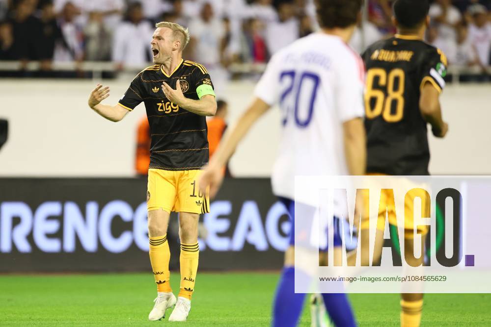 SPLIT, 15 10-2026, Poljud Stadium , season 2026 2027 , UEFA Conference League Football . Match between Hajduk Split and Ajax. Picture shows Ajax Davy Klaassen scores the 1-1 Hajduk Split - Ajax x208449937x