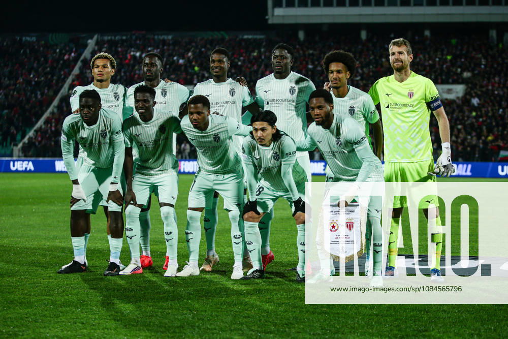 SOCCER - UEFA Conference League - CSKA vs. AS Monaco Photo by IPA ABACAPRESS.COM89724666 - Monaco team photo before the UEFA Conference League match between PFC CSKA and AS Monaco at Vasil Levski National Stadium in Sofia, Bulgaria, on October 15, 2026 Sofia Bulgaria