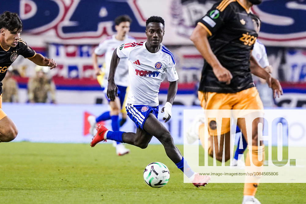Fussball: Kroatien: UEFA Conference League 2026 2027 - 1. Runde, 15.10.2026 - HNK Hajduk Split vs. AFC Ajax Amsterdam - Stadion Poljud (Split, Kroatien); Abdoulie Bamba Sanyang (Hajduk Split)