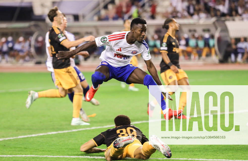 UEFA Conference League HNK Hajduk Split v AFC Ajax Abdoulie Sanyang Bamba of Hajduk celebrate after scoring during the UEFA Conference League 2026 27 League Phase MD1 match between HNK Hajduk Split and AFC Ajax at Stadion Poljud on October 15, 2026 in Split, Croatia. IvoxCagalj PIXSELL