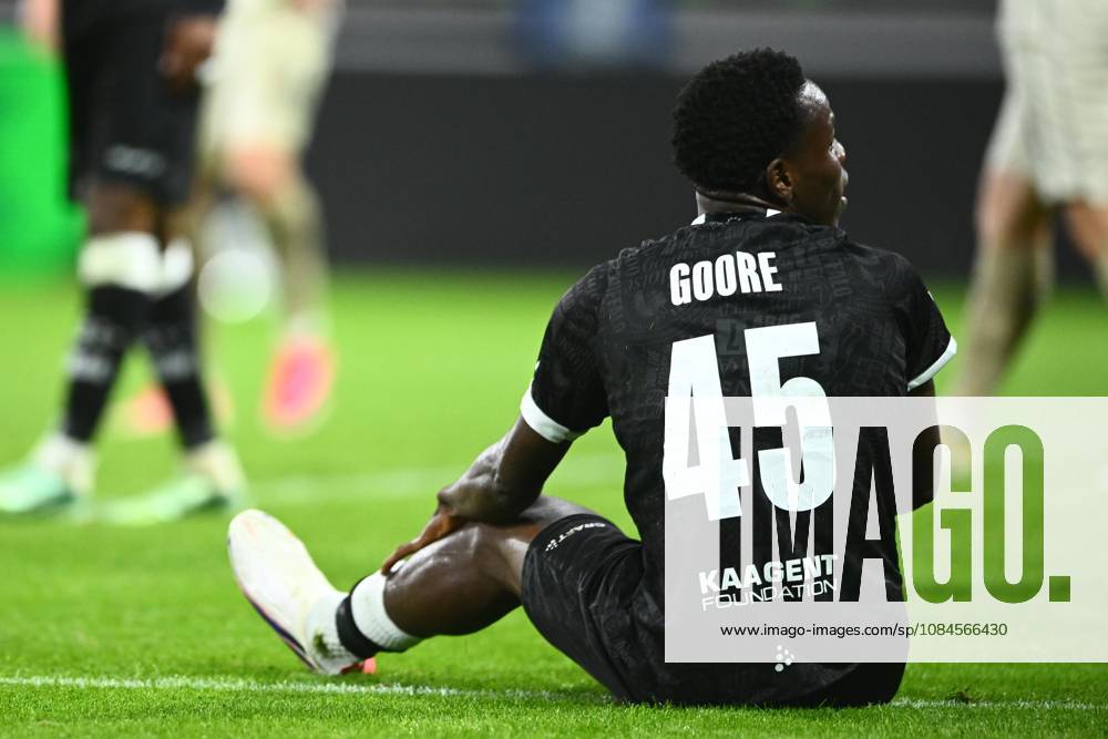 KAA Gent v AGF Aarhus - UEFA Conference League GENT, BELGIUM - OCTOBER 15 : Goore Hyllarion Bi forward of KAA Gent during the UEFA Conference League 2026 27 League Phase matchday 1 match between KAA Gent and AGF Aarhus on October 15, 2026 in Gent, Belgium, 15 10 2026 Gent Belgium