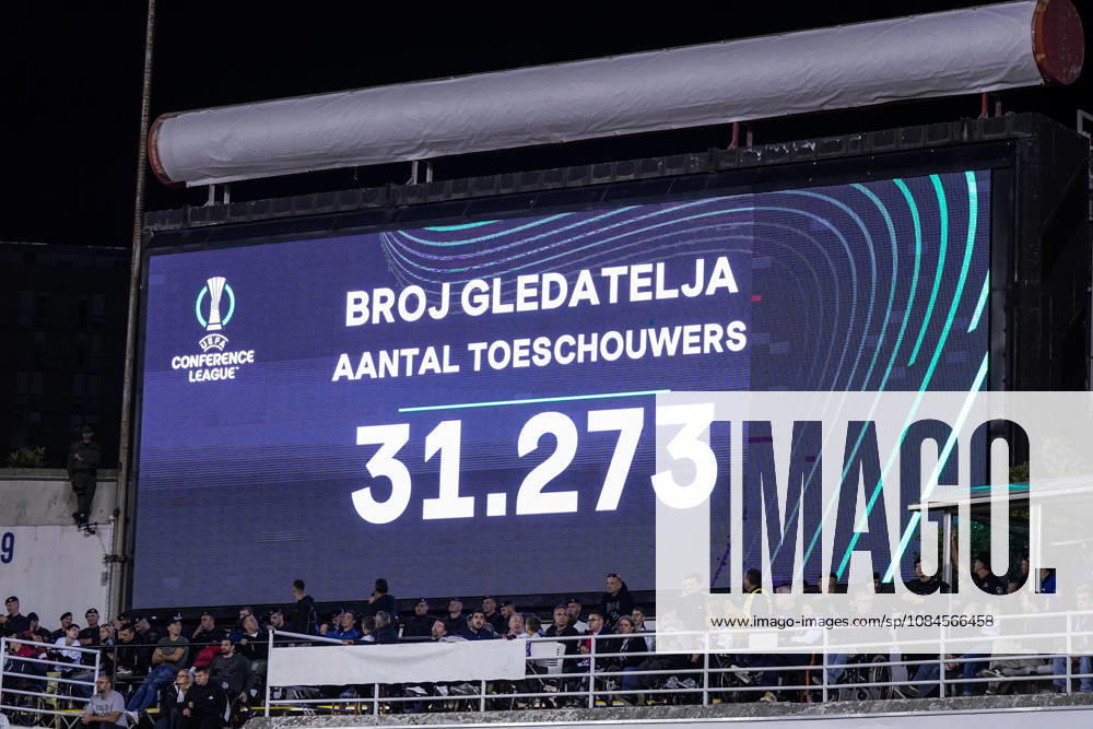 Fussball: Kroatien: UEFA Conference League 2026 2027 - 1. Runde, 15.10.2026 - HNK Hajduk Split vs. AFC Ajax Amsterdam - Stadion Poljud (Split, Kroatien); Die Zuschauerzahl